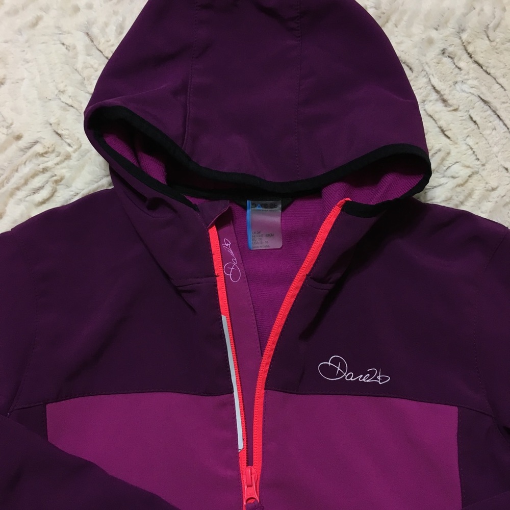 Dare2b girl’s rain jacket - Picture 3 of 5